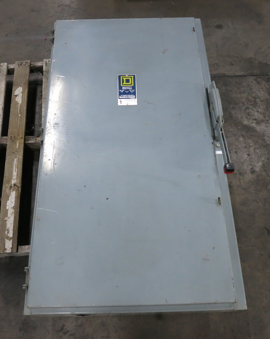 Square D H325N 400A 240V Fusible Safety Switch Disconnect 400 Amp H325-N E1 (DW8585-1)