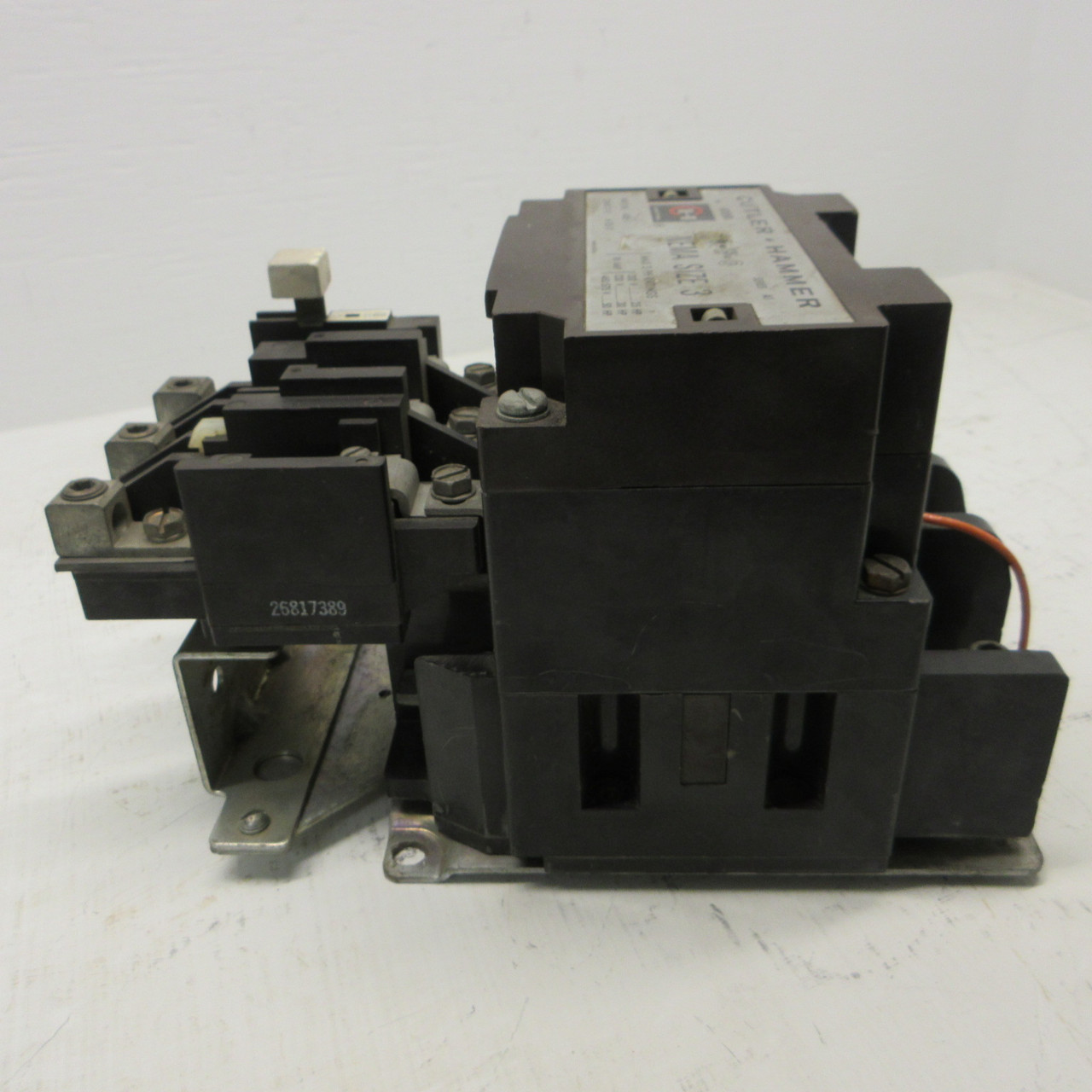 Cutler Hammer A10EN0 Size 3 Motor Starter Ser A1 120V Coil 90A 50 HP 3PH A10ENO (AH1624-1)