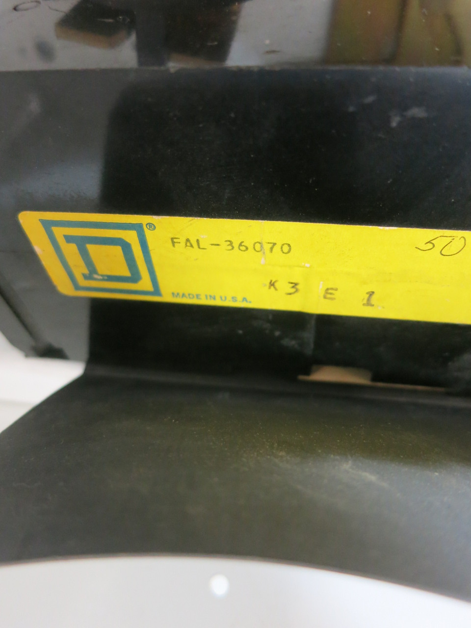 Square D Model 6 70A Breaker 12" MCC Feeder Bucket 70 Amp (BJ1166-1)