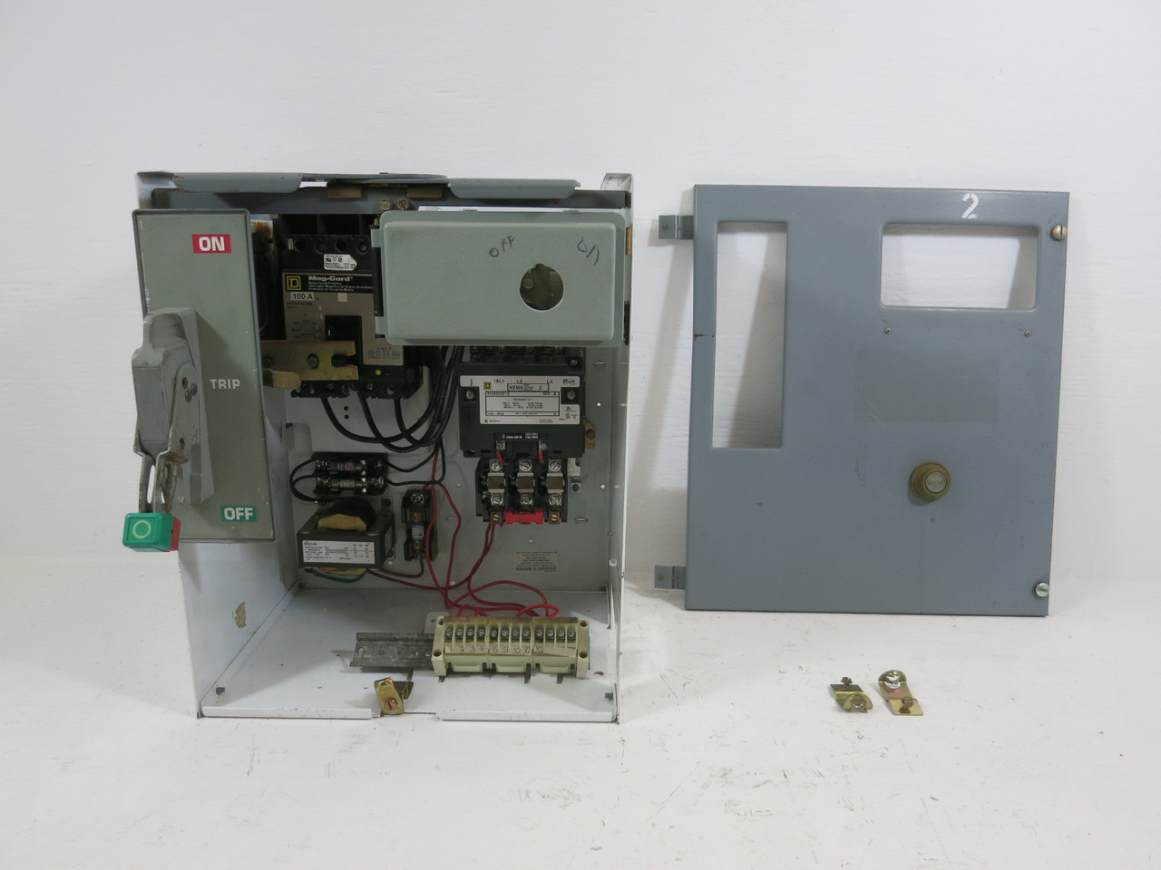Square D Model 6 100 Amp Breaker Size 2 Starter 18" MCC Bucket 30A 8536SDG1S (BJ1177-1)