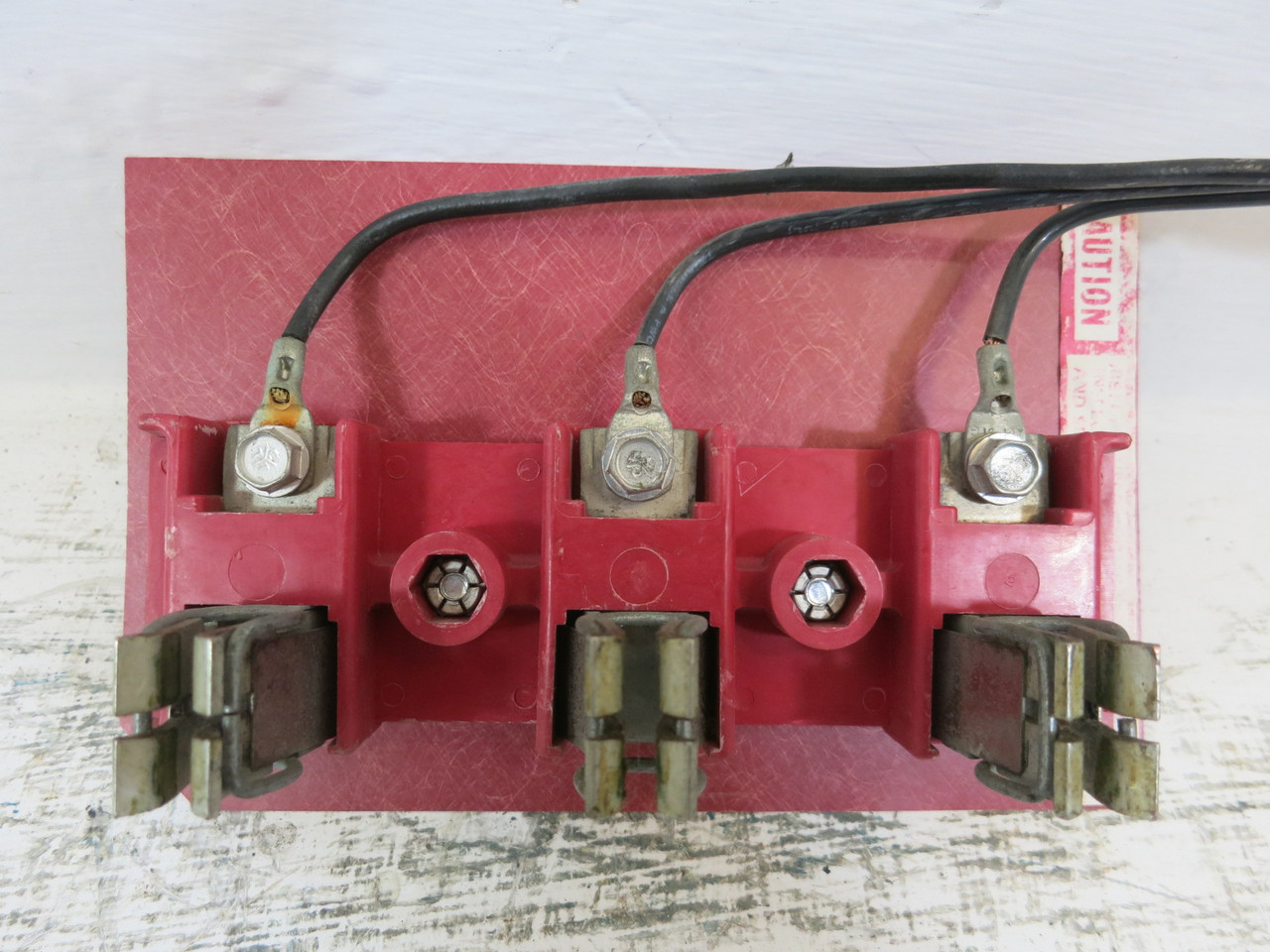 Telemecanique 5600 30A 10 AWG MCC Bucket Stab Assembly Stabs Assy Gould 30 Amp (BJ1162-1)