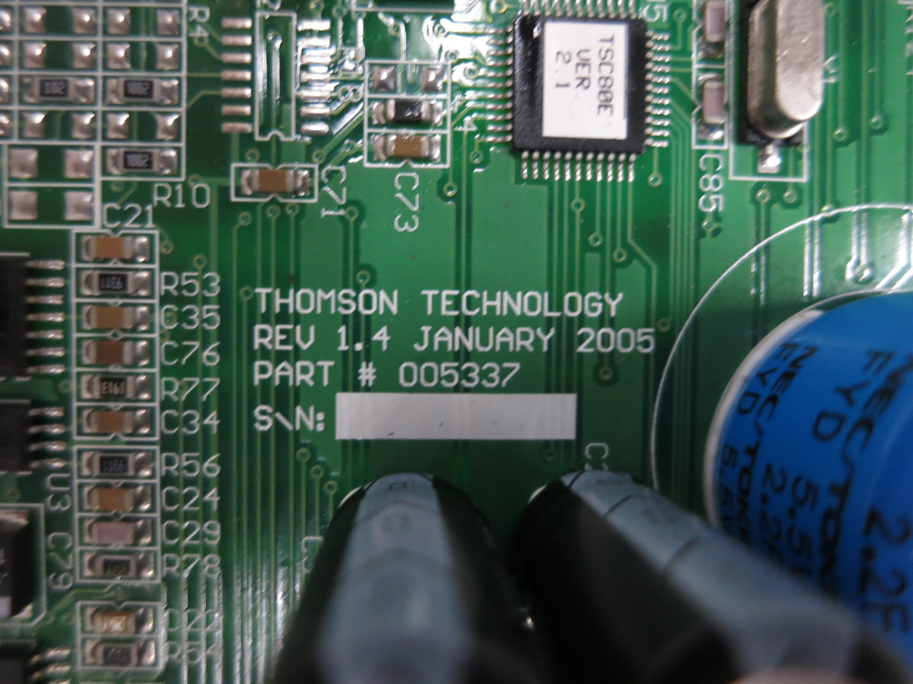 Thomson TSC 80e Automatic Transfer Switch Controller ATS Control TSC80e 005337 (DW8613-1)