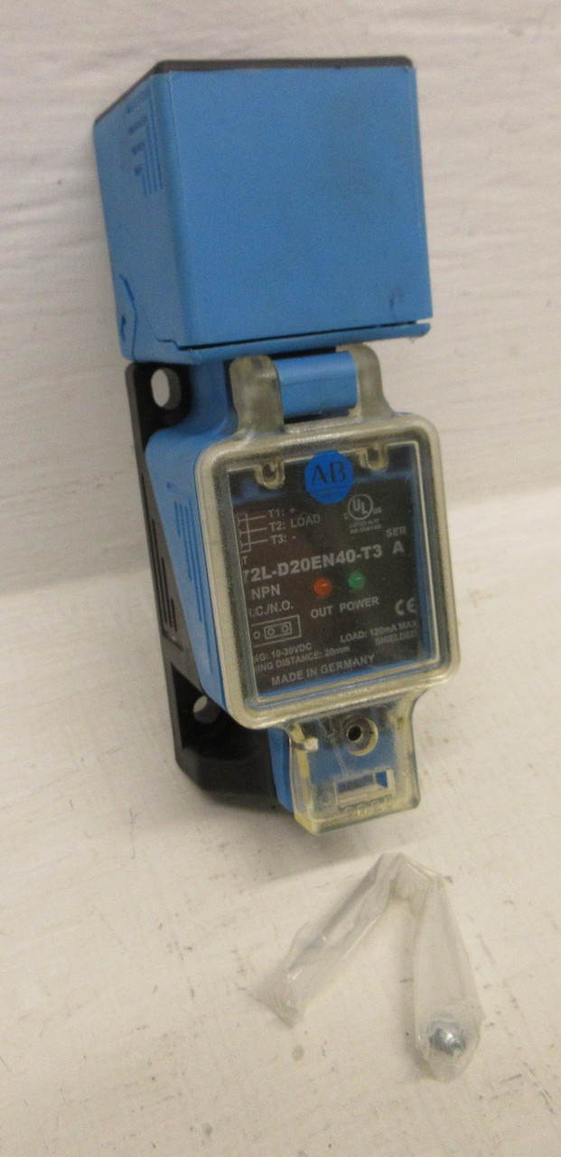 Allen Bradley 872L-D20EN40-T3 Ser A Inductive Proximity Sensor 10-30VDC 120mA (AH1644-2)