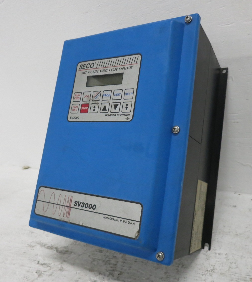 Warner Electric SECO SV3205-01000 SV3000 5 HP AC Flux Vector Drive VFD 230V (DW8625-1)