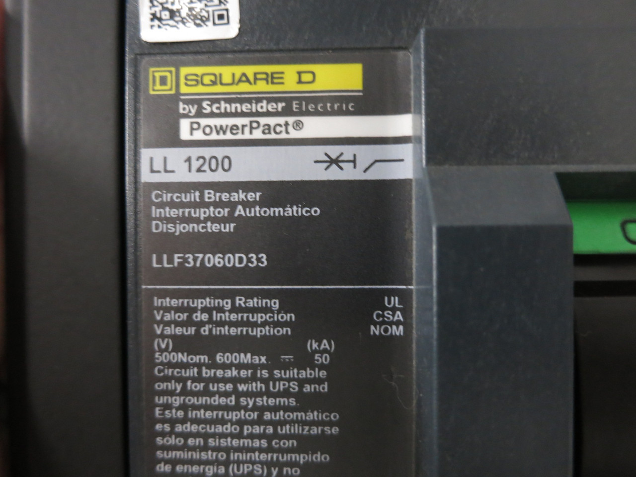 Samsung SDI V049-0011XA SMU String Management Unit UPS-U6A4 600A LLF37060D33 24V (DW8627-11)