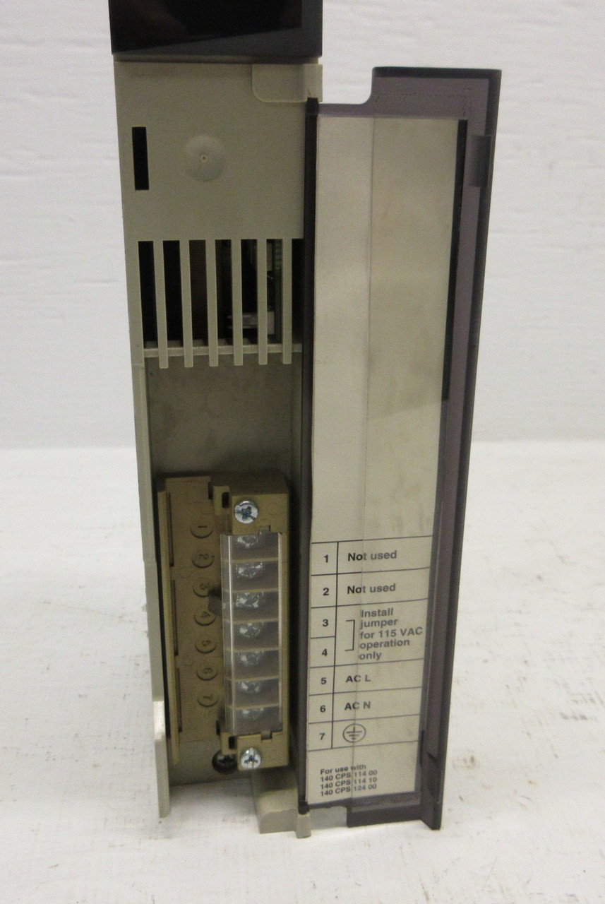 Schneider 140CPS11410 TSX Quantum Power Supply PLC Module 115/230 140-CPS-114-10 (AH1652-1)