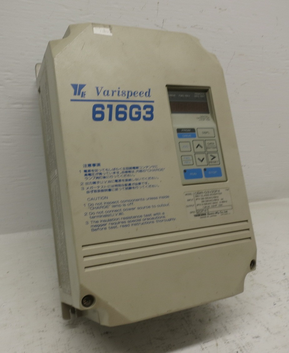 Image of Yaskawa CIMR-G3V20P4 0.5 HP Varispeed Inverter AC VS Drive 230V VFD 20P41 616G3