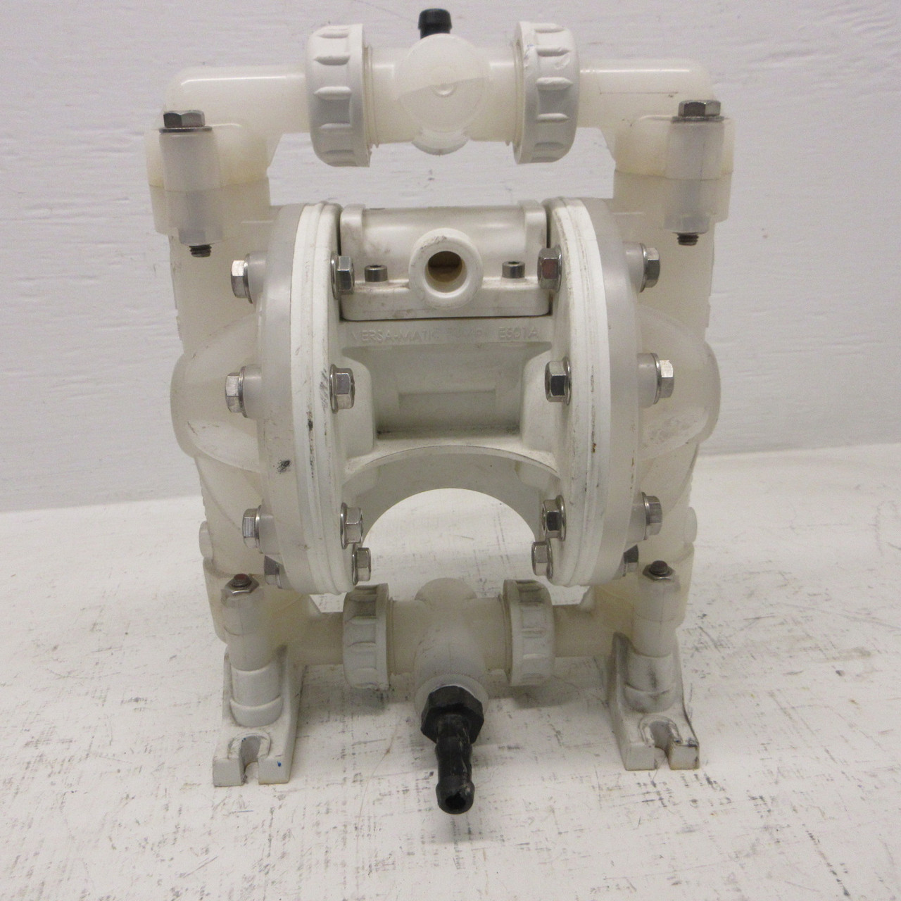 Versa-Matic Pump E501A Diaphragm Pump Elima-Matic VM PE504 PE509 Clear Plastic (AH1651-1)