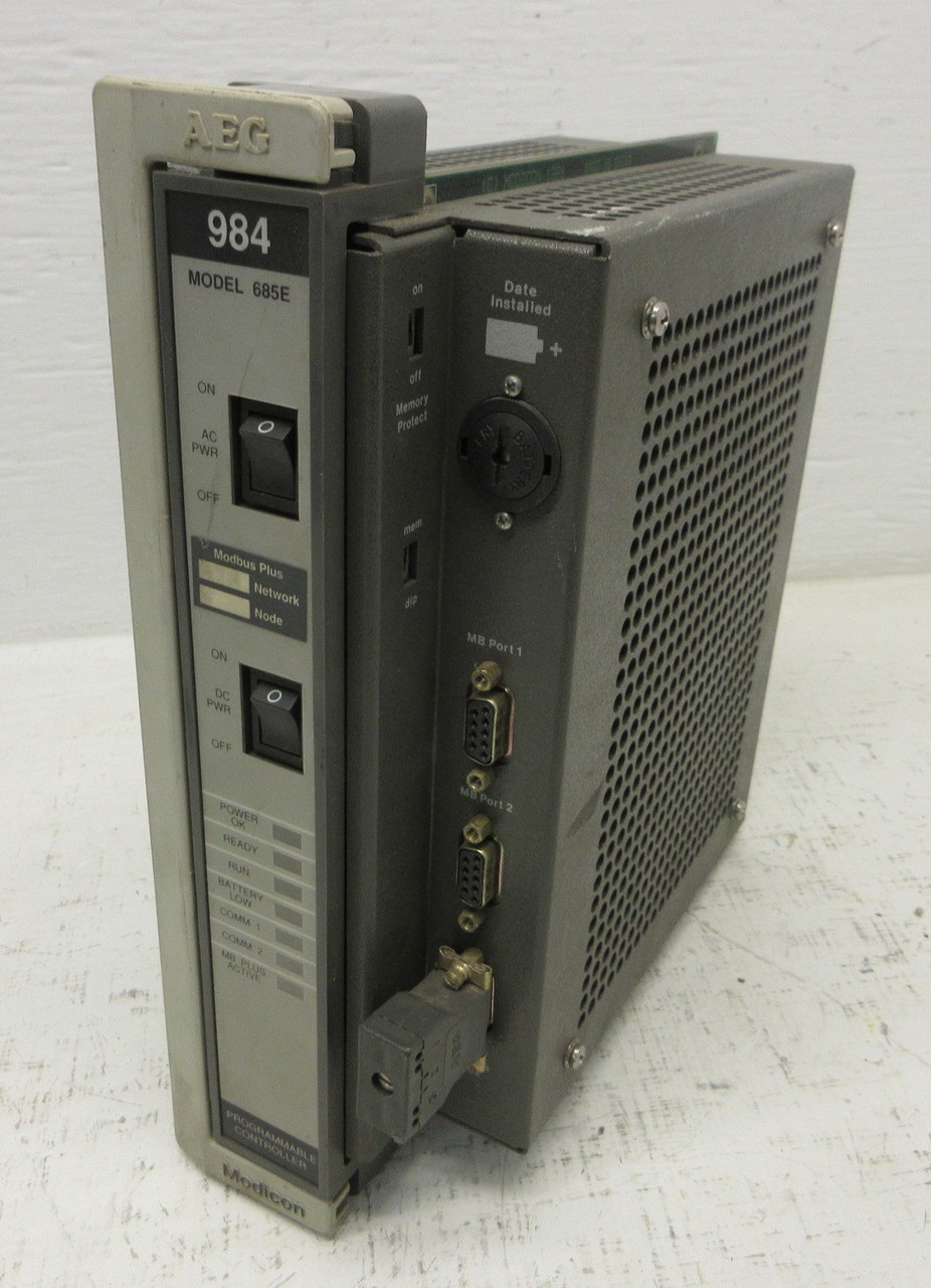 Image of Modicon PC-E984-685 984 Programmable Controller PCE984685 PLC Module 115/230VAC