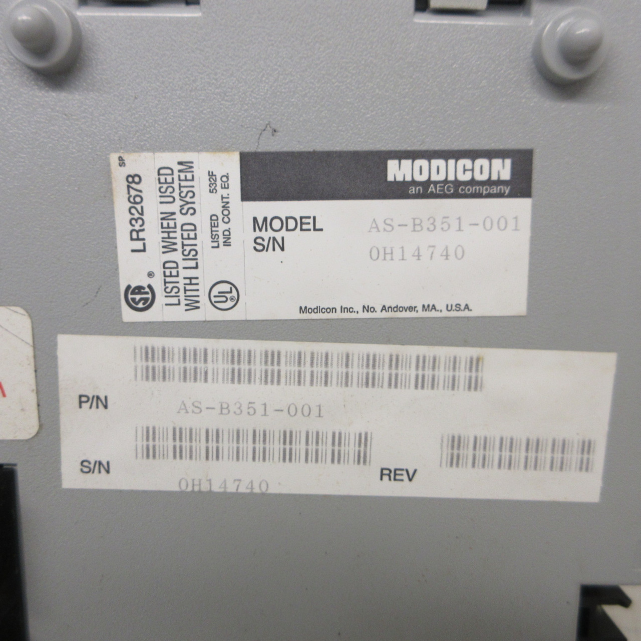 NEW Modicon AS-B351-001 AEG Input Module Micro 84 PLC Controller System PLC 115V (AH1665-1)