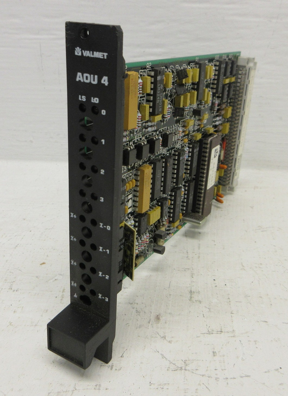 Image of Valmet Automation AOU-4 Analog Output Module A413135 Rev. M1 Metso PLC AOU4