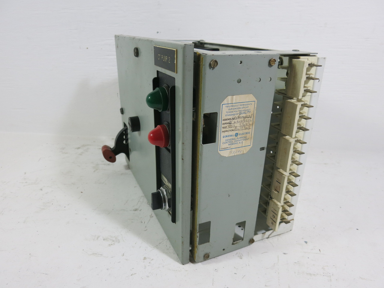 General Electric GE 8000 Series 30 Amp Fusible Feeder 12" MCC Bucket 30A Fused (BJ1173-1)