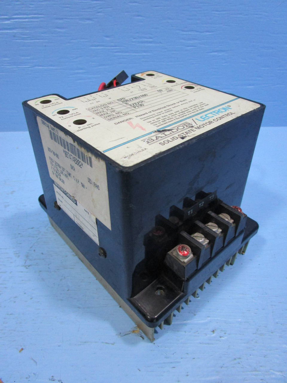 Baldor/Lectron G70 2HP/5HP Solid State Motor Control G-70 2 HP 460V 5 HP (EBI0459-1)