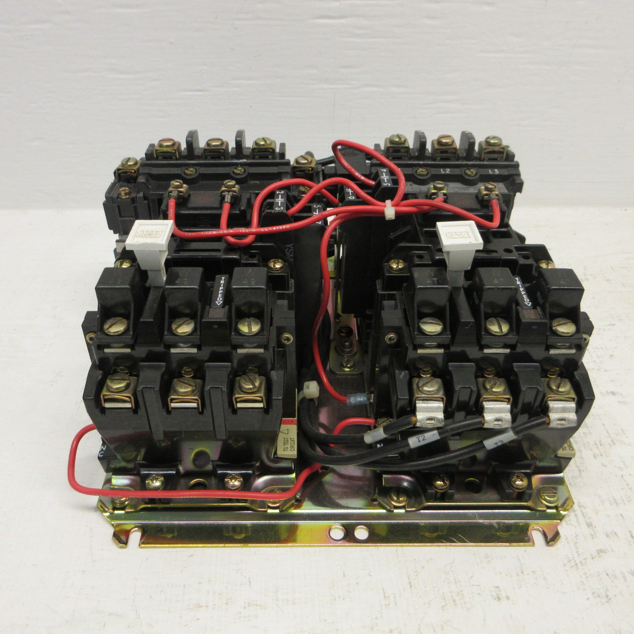 Allen Bradley 520F-BOD-XXX Size 1 2 Speed Starter 120V Coil 520F-B0D w/ Heaters (AH1684-1)