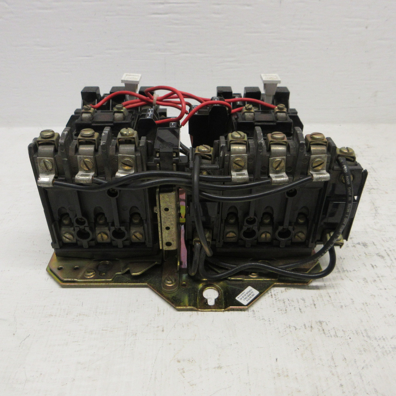 Allen Bradley 520F-BOD-XXX Size 1 2 Speed Starter 120V Coil 520F-B0D w/ Heaters (AH1684-1)