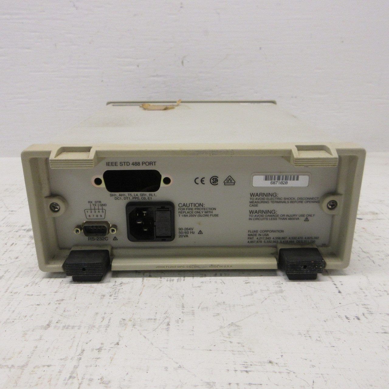 Fluke 45 Dual Display Multimeter 90-264VAC John Fluke MFG no leads no power cord (AH1699-3)