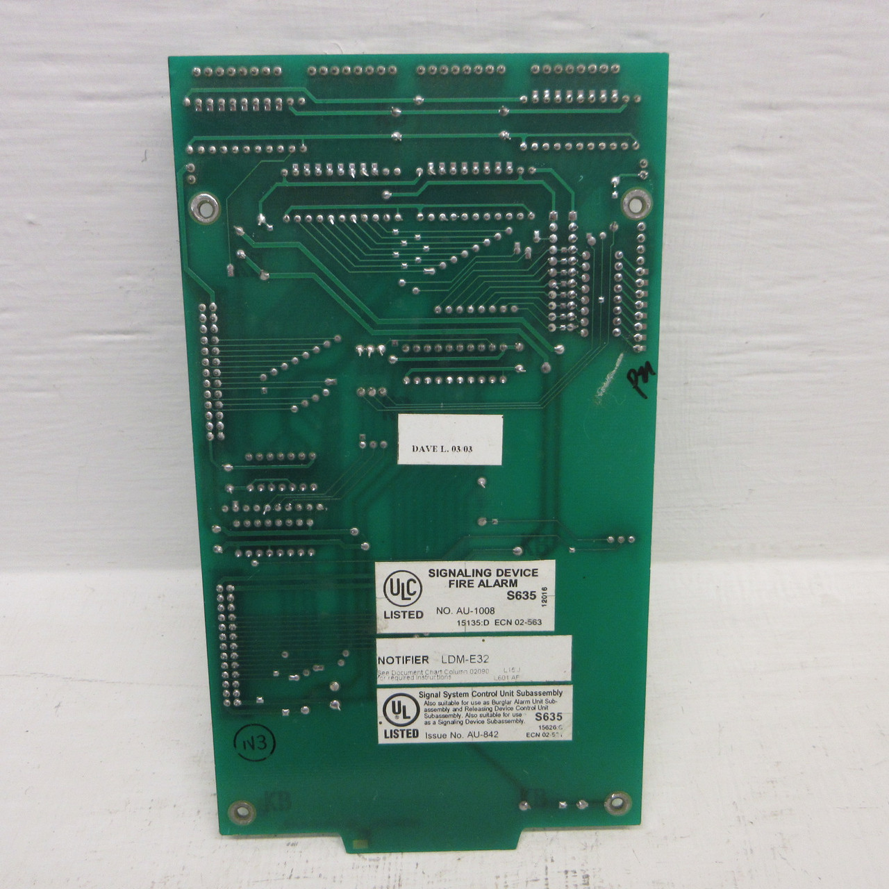 Notifier ACB32L-PCA LDM-E32 Signaling Device Fire Alarm Lamp Driver Module Card (AH1695-1)