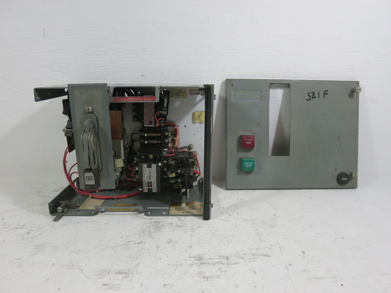 Image of Cutler Hammer F10 Unitrol Size 1 Starter 30A Fusible Type 12" MCC Bucket 30 Amp
