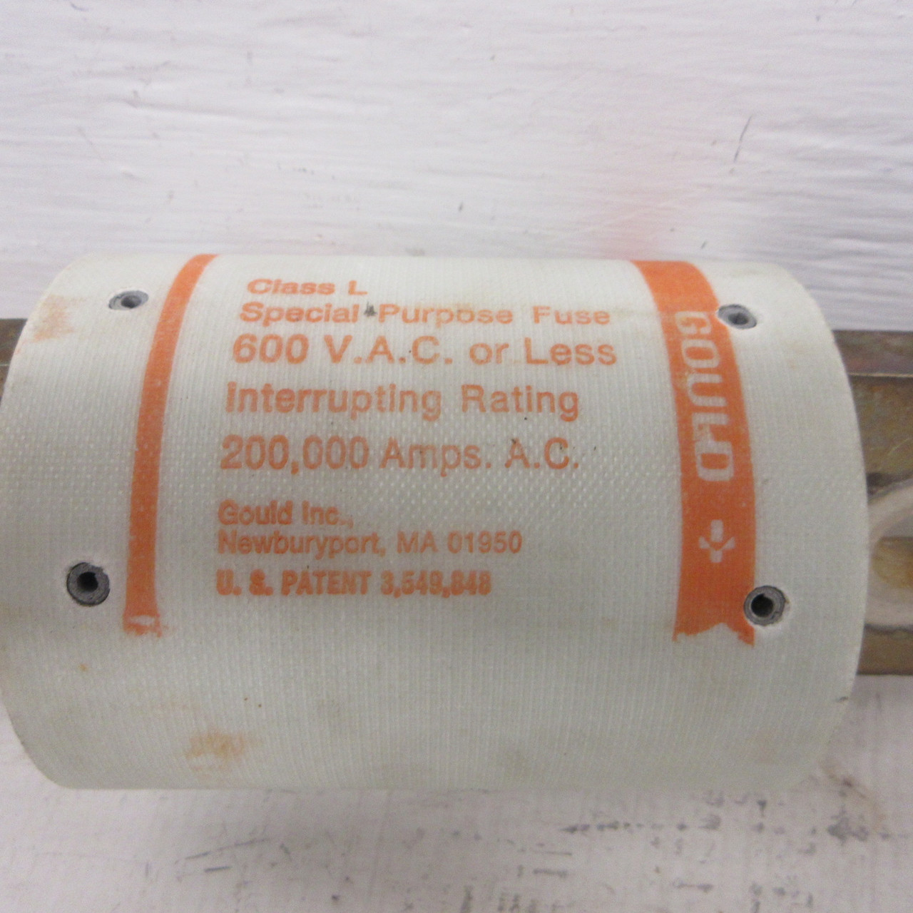 Gould Shawmut Amp-trap A4BY1600 Current Limiting Fuse Form 480 1600A (LOT OF 3) (AH1701-11)