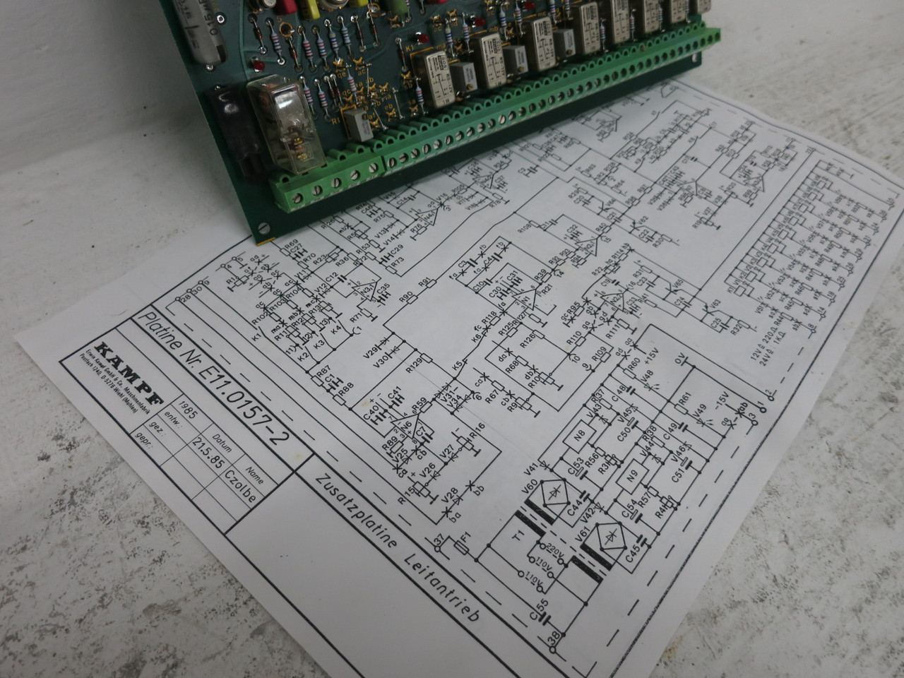 NEW Kampf E11.0157-2 Master Drive PC Board Control Card E11-0157-2 E110157-2 PCB (DW8651-2)