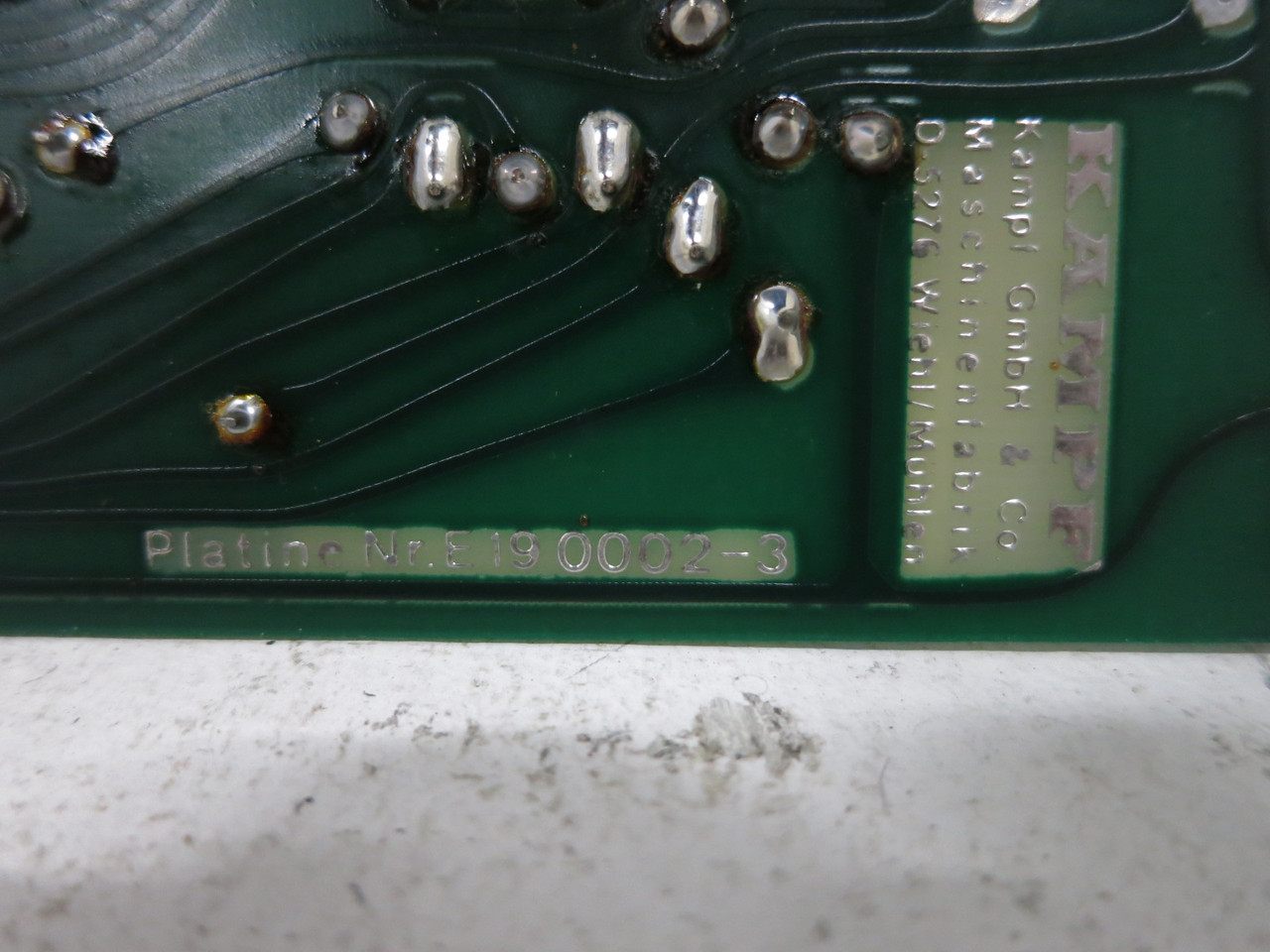Kampf E19.0002-3 PLC Card Module Board E190002-3 E19-0002-3 945183 (DW8660-1)
