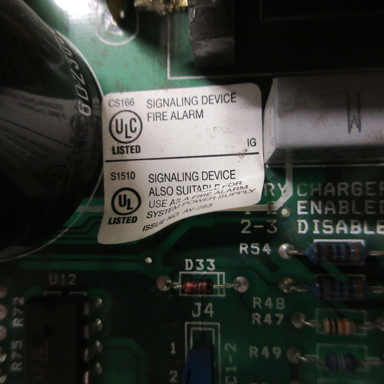 Siemens PAD-3 Distributed Power Module 315-099082 Fire Alarm Signaling Board (AH1714-1)