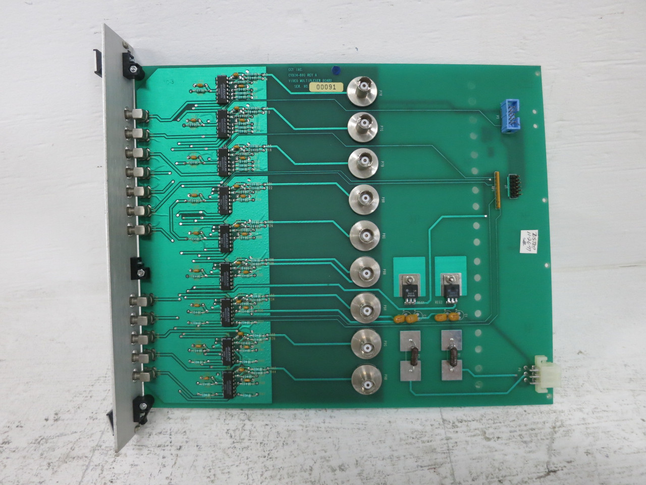 CC1 Inc CVD24-800 Rev A Video Multiplexer Board PLC Module CVD 24-800 Card CCI (DW8672-1)