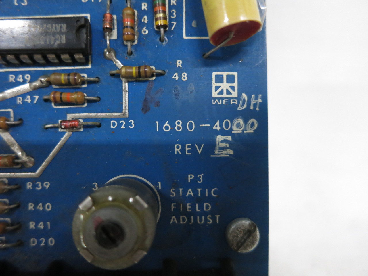 WER Industrial 1680-1012 DC Motor Controller 1680-4000 Rev E Emerson 1680-4010 (DW8668-1)