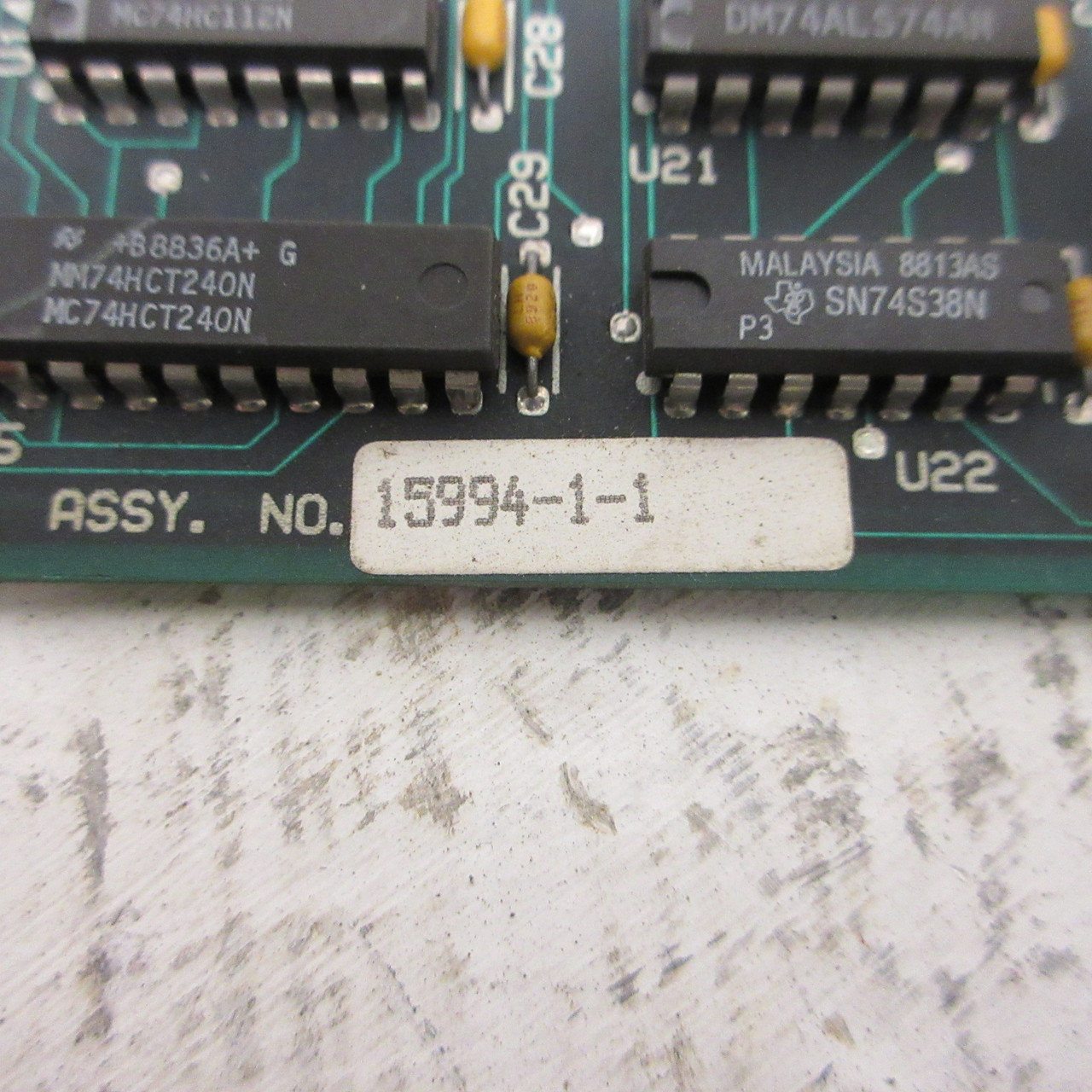 Moore 15994-1-1 PC Board VME COOM HLL / LIL VME Module PLC Card PCB 15994-22 BDD (AH1723-2)