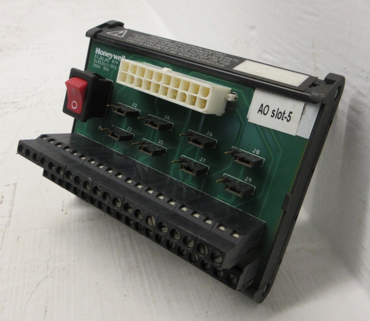Honeywell 900RTS-0001 Controller DI, DO, AO RTP Module Assembly 51452611-001 (AH1721-11)