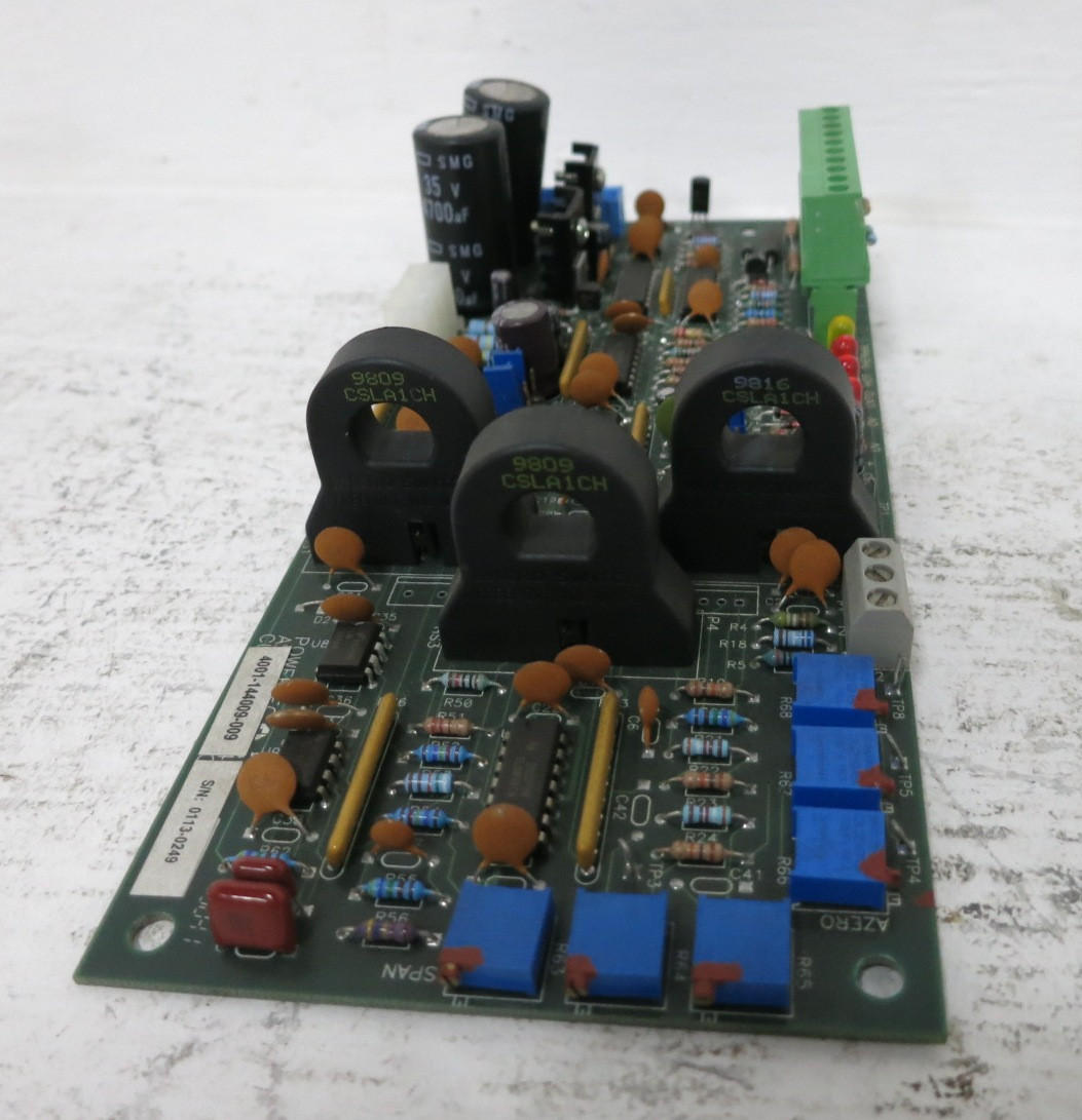 Powertec 4001-144009-009 Current Sensor Board VS Drive 4000-144009-006 Card (DW8689-1)