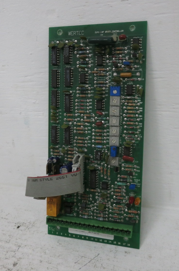 Image of Wertec D141-107 Speed Control Board VS Drive 4001-141107-001 Controller Card