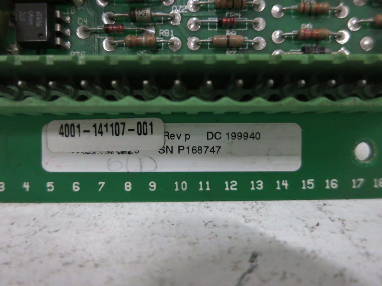 Wertec D141-107 Speed Control Board VS Drive 4001-141107-001 Controller Card (DW8686-1)