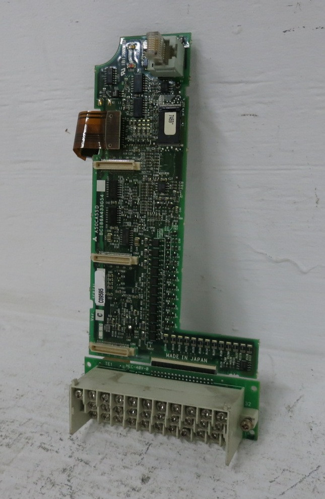 Image of Mitsubishi BC186A433G54 A800 Inverter Drive Control Board A50CA55D FR-A840