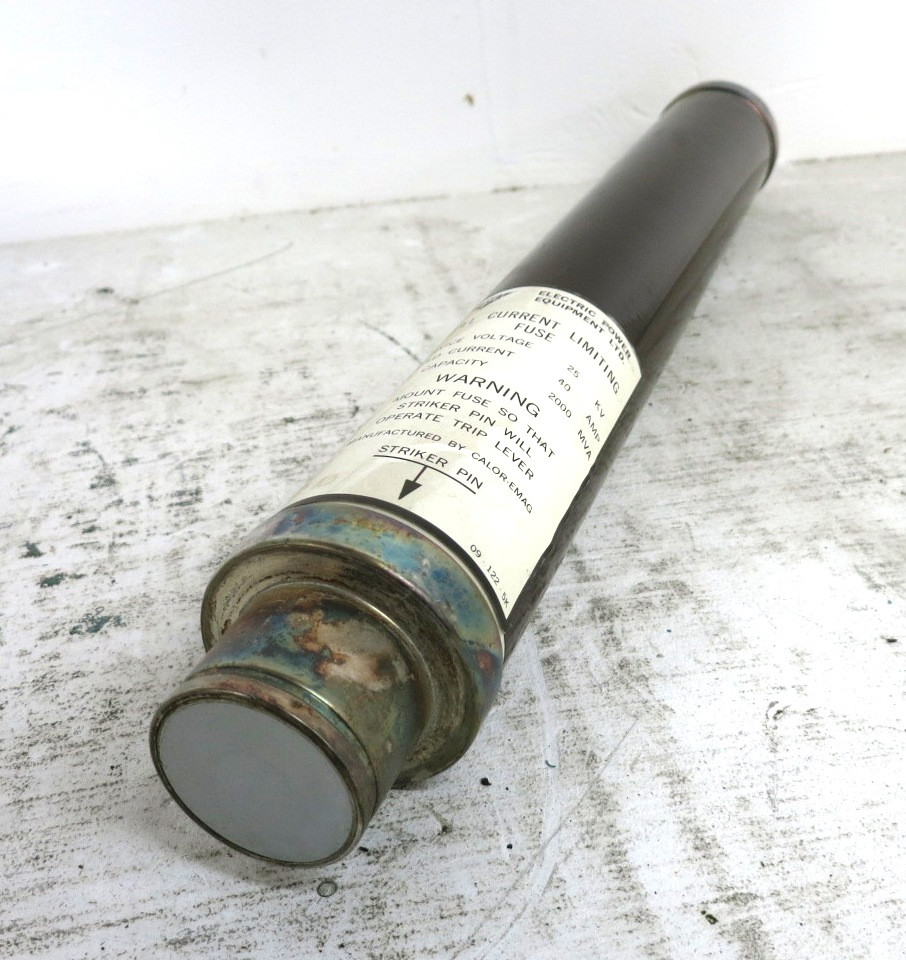 EPEL 5605 40A 25 kV DIN Current Limiting Fuse MV CEF 40 Amp Calor-Emag EPE 24 kV (DW8696-8)