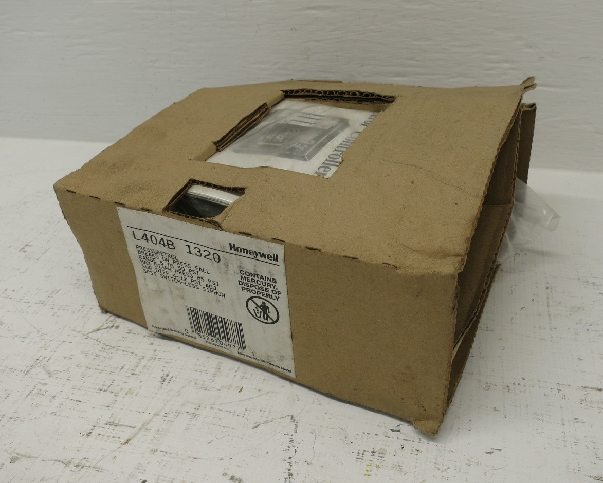 NEW Honeywell L404B 1320 Pressuretrol Pressure Controller SPST 5-50 PSI (DW8462-1)