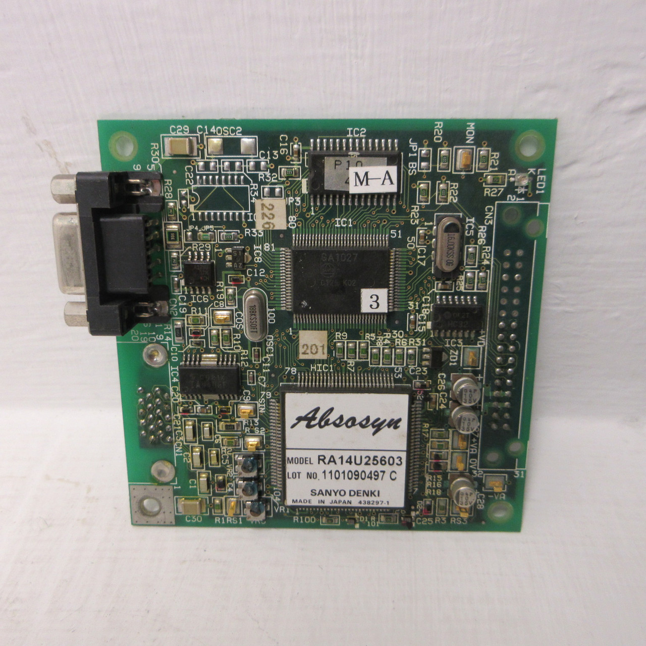 Sanyo Denki RA14U25603 PC Board PCB Circuit Board PRS-2891 PLC Card Unit Module (AH1730-105)