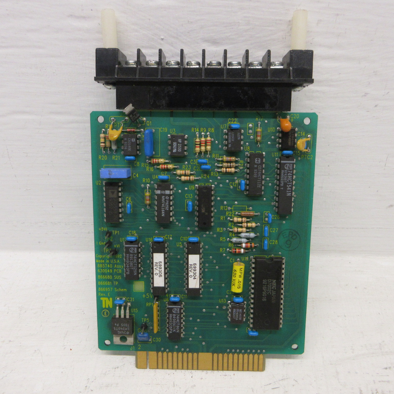 Texas Nuclear TN 885740 CPU Board 630049 PCB 866681 TP 866957 Rev. E PC Board (AH1733-1)