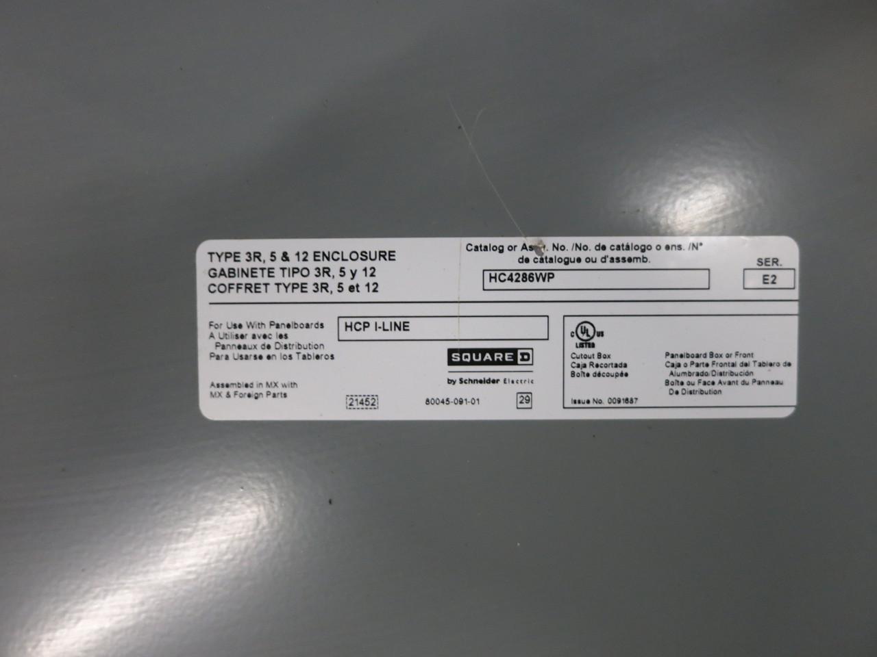 Square D 800A HCP I-Line Main Breaker Panel Board 208/120 800 Amp MGA36800E10 3R (DW8705-1)