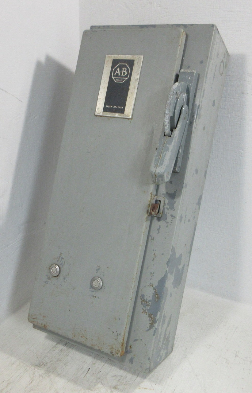 Allen Bradley 712-BACD24 Size 1 Starter 30 Amp 600V Fused Combination Combo Box (AH1734-1)