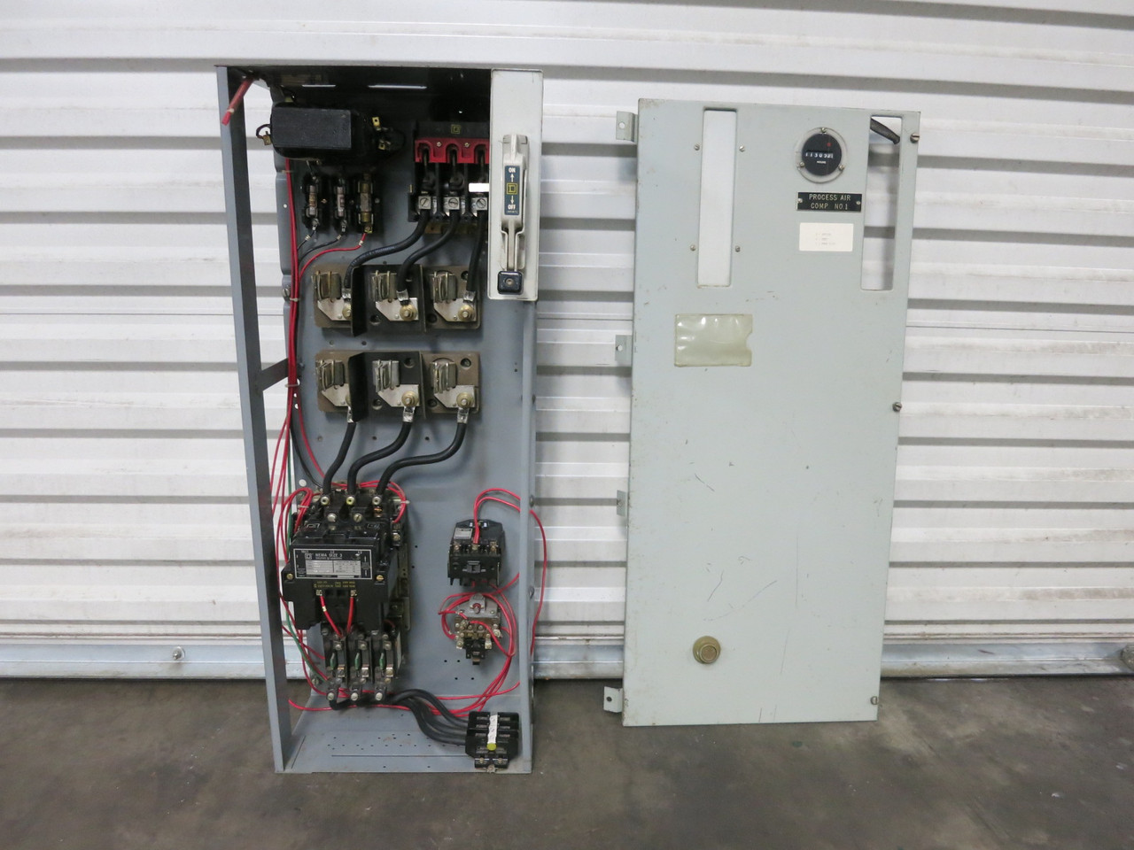 Image of Square D Model 4 200A Fusible Size 3 Starter 36" MCC Bucket 200 Amp Fused