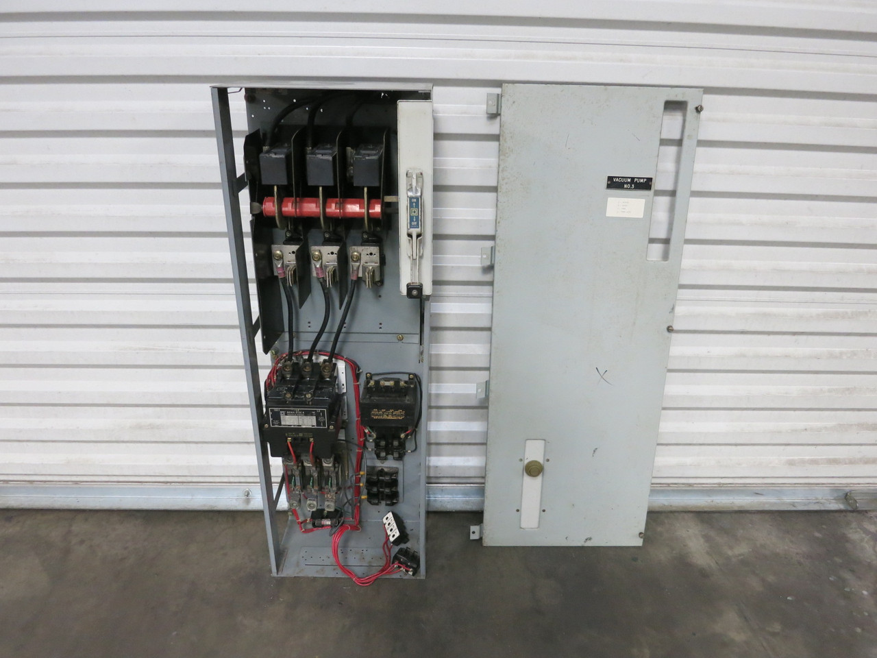 Square D Model 4 Size 4 Starter 200 Amp Fusible 41" MCC Motor Control Bucket Sz4 (BJ1188-1)