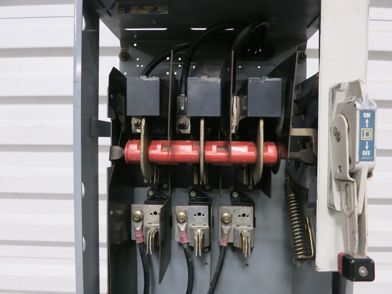 Square D Model 4 Size 4 Starter 200 Amp Fusible 41" MCC Motor Control Bucket Sz4 (BJ1188-1)