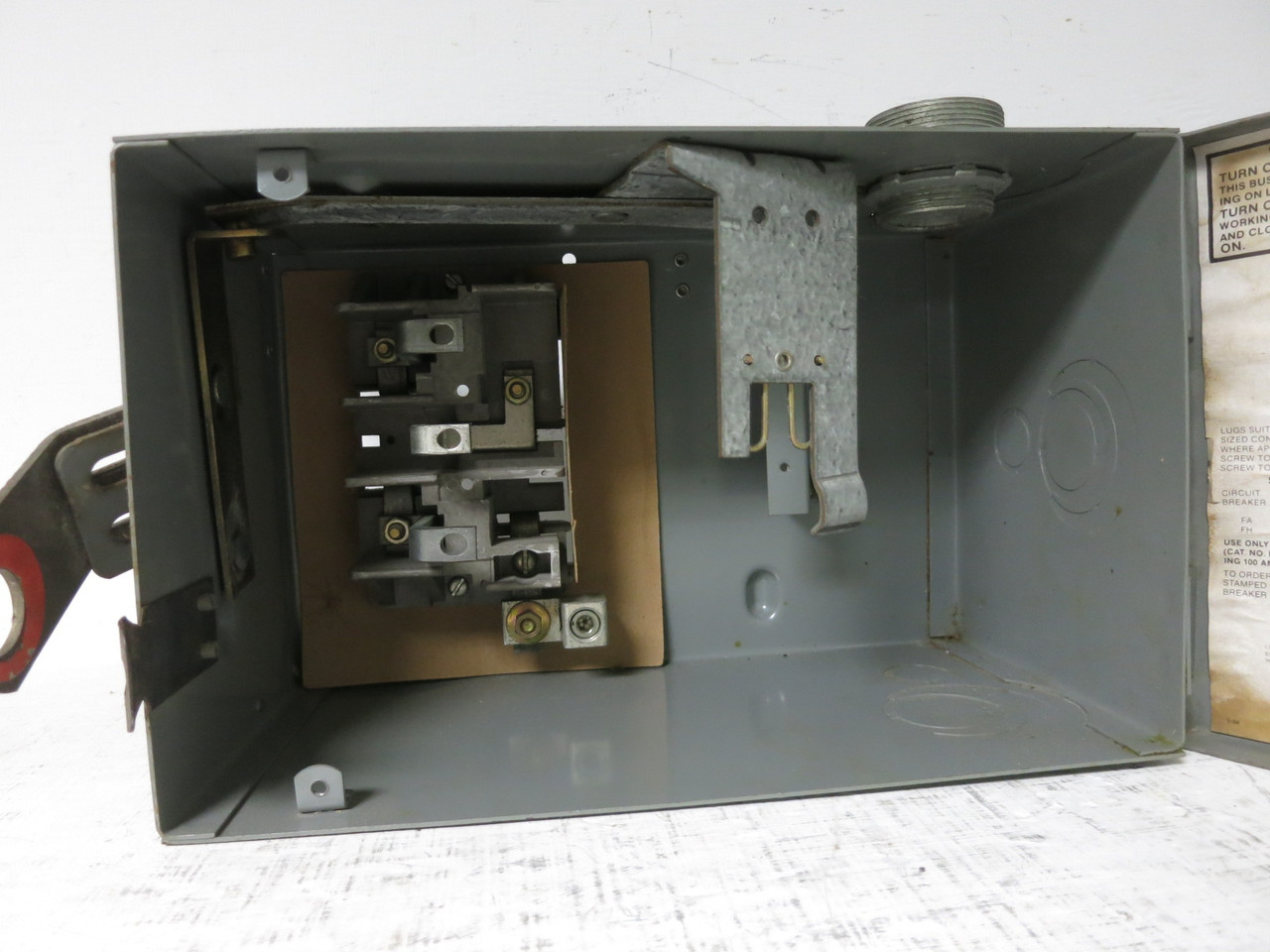 Square D PFA100N 100A I-Line Circuit Breaker Busway Bus Plug PFA-100-N 480/277V (DW8708-1)