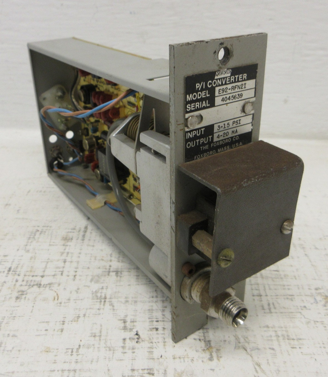 Foxboro E92-RFN2I P/I Converter 3-15 PSI 4-20 MA PCB PC Board Card Module Unit (AH1739-1)