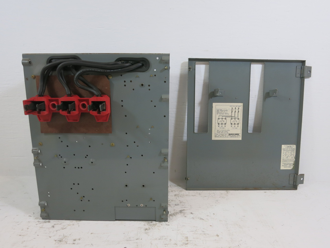Square D Model 4 Dual 60A Fusible Feeder 18" MCC Bucket 60 Amp Fused Mod 4 (BJ1192-1)