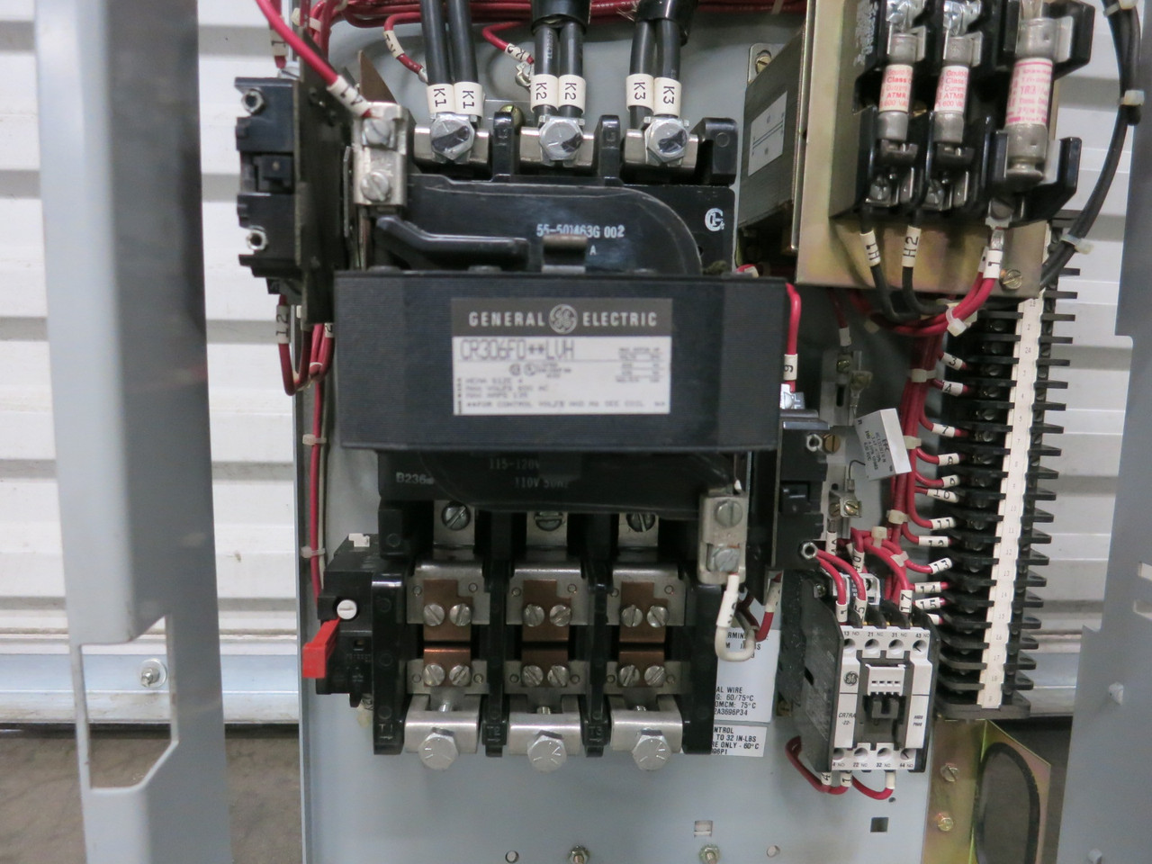 General Electric GE 8000 Size 4 Starter 125A Breaker 42" MCC Bucket 125 Amp (BJ1196-1)