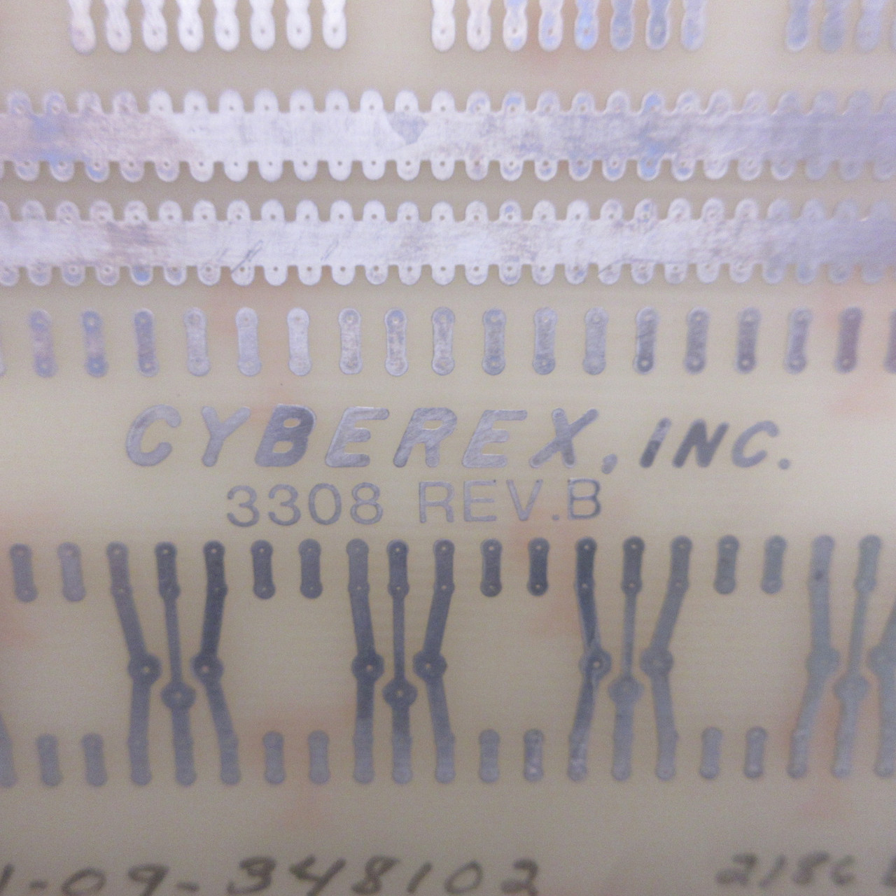 Cyberex Inc 3308 Rev B PCB PC Board Circuit Board PLC Card Module Add-On 3481-02 (AH1761-1)