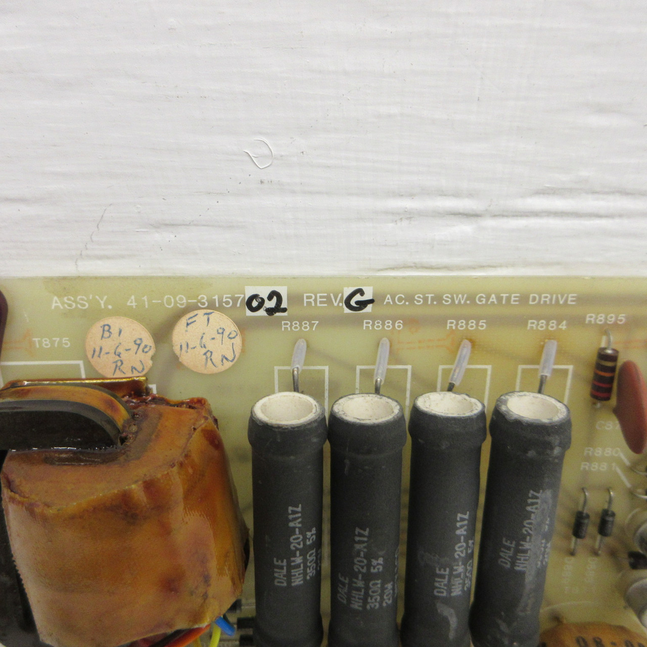 Cyberex Inc 41-09-315702 Rev G AC. ST. SW. Gate Drive PCB PC Board PC 3311 Rev E (AH1762-1)