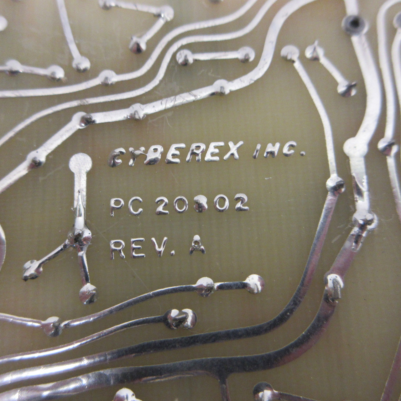 Cyberex Inc PC20802 Rev A PCB PC Board Circuit Board PLC Card Module 3399-08 (AH1763-2)